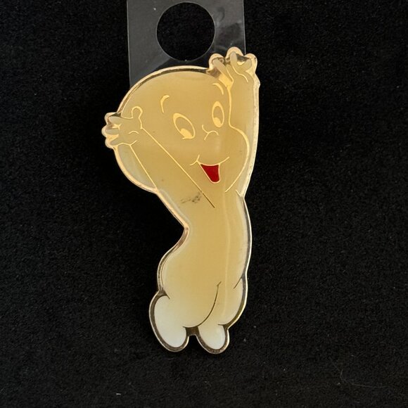 Vintage Casper the Friendly Ghost Enamel Souvenir Fridge Magnet - Picture 7 of 11